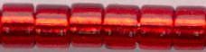DB-0603  Silver Lined Burnt Red   11° Delica (04gm Tube)