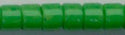 DB-0655  Dyed Opaque Kelly Green   11° Delica (04gm Tube)