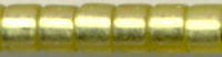 DB-0687  Semi Matte Silver Lined Peridot   11° Delica (10gm Fliptop)