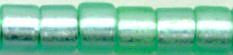 DB-0691  Semi Matte Silver Lined Mint Green   11° Delica (04gm Tube)