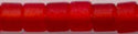 DB-0745  Matte Transparent Light Red   11° Delica (10gm Fliptop)