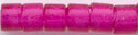 DB-0775  Dyed Matte Transparent Fuchsia   11° Delica (04gm Tube)