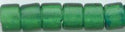 DB-0776  Dyed Matte Transparent Kelly Green   11° Delica (04gm Tube)