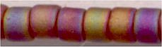 DB-0867  Matte Transparent Dark Cranberry AB   11° Delica (10gm Fliptop)