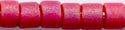 DB-0874  Matte Opaque Brick Red AB   11° Delica (10gm Fliptop)