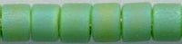 DB-0877  Matte Opaque Green Bean AB   11° Delica (04gm Tube)