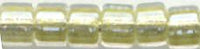 DB-0903  Lined Crystal Shimmering Light Green Gold   11° Delica (10gm Fliptop)