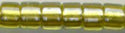 DB-0908  Lined Crystal Shimmering Light Avocado   11° Delica (10gm Fliptop)