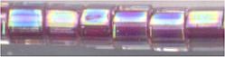 DBC-056 - Lined Magenta AB 11° Delica Hex Cut