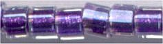 DBC-923 - Lined Crystal Shimmering Violet 11° Delica Hex Cut