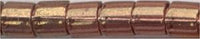 dbl-0115 - Transparent Luster Metallic Gold Rose 8° Delica cylinder