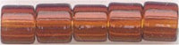 dbl-0709 - Transparent Chestnut 8° Delica cylinder