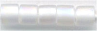 dbl-0851 - Matte Transparent Crystal AB 8° Delica cylinder