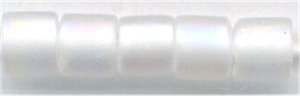dbl-0851 - Matte Transparent Crystal AB 8° Delica cylinder