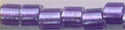 dbl-0906 - Lined Crystal Shimmering Lavender 8° Delica cylinder