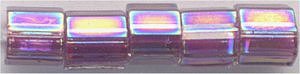 dblc-056 Raspberry Lined Crystal AB 8° Hex Cut Delica (10 gm)