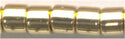 dbm-0034 Light Gold 22 kt 10° Delica cylinder bead (5gm)