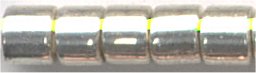 dbm-0035 Galvanized Silver  10° Delica cylinder bead (10gm)