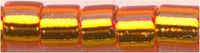 dbm-0045 Silver Lined Orange  10° Delica cylinder bead (10gm)