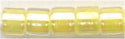 dbm-0053 Lined Pale Yellow AB  10° Delica cylinder bead (10gm)