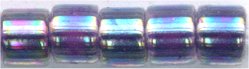dbm-0059 Lined Light Violet AB  10° Delica cylinder bead (10gm)