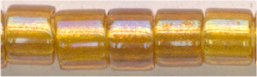 dbm-0065 Lined Topaz AB  10° Delica cylinder bead (10gm)