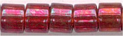 dbm-0105 Gold Luster Transparent Dark Red  10° Delica cylinder bead (10gm)