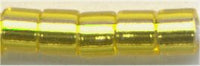 dbm-0145 Silver Lined Acid Yellow  10° Delica cylinder bead (10gm)