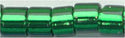 dbm-0148 Silver Lined Christmas Green  10° Delica cylinder bead (10gm)