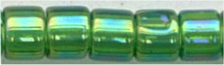 dbm-0152 Transparent Green AB  10° Delica cylinder bead (10gm)