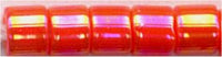 dbm-0161 Opaque Orange AB  10° Delica cylinder bead (10gm)