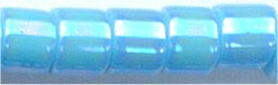dbm-0164 Opaque Light Blue AB  10° Delica cylinder bead (10gm)