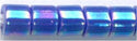 dbm-0165 Opaque Royal Blue AB  10° Delica cylinder bead (10gm)