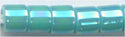 dbm-0166 Opaque Turquoise AB  10° Delica cylinder bead (10gm)