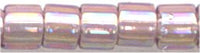 dbm-0173 Transparent Light Amethyst AB  10° Delica cylinder bead (10gm)