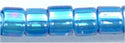 dbm-0177 Transparent Aqua AB  10° Delica cylinder bead (10gm)