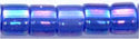 dbm-0178 Transparent Cobalt AB  10° Delica cylinder bead (10gm)