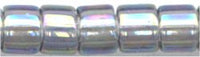 dbm-0179 Transparent Light Grey AB  10° Delica cylinder bead (10gm)