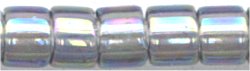 dbm-0179 Transparent Light Grey AB  10° Delica cylinder bead (10gm)
