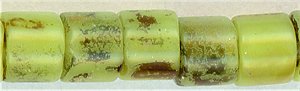 DBM-2265  Opaque Chartreuse Picasso 10° Delica cylinder (10gm)