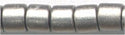 dbm-0321 Matte Nickel Plated  10° Delica cylinder bead (10gm)