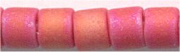dbm-0362 Matte Metallic Red AB  10° Delica cylinder bead (10gm)