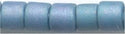 dbm-0376 Matte Metallic Light Grey Blue  10° Delica cylinder bead (10gm)