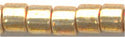 dbm-0410 Galvanized Yellow Gold  10° Delica cylinder bead (10gm)