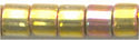 dbm-0501 Gold Iris 22kt 10° Delica cylinder bead (5gm)