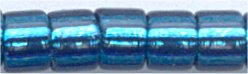 dbm-0608 Silver Lined Blue Zircon  10° Delica cylinder bead (10gm)