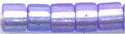 dbm-0694 Semi Matte Slvr Lined Purple  10° Delica cylinder bead (10gm)