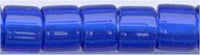 dbm-0707 Transparent Sapphire  10° Delica cylinder bead (10gm)
