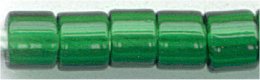 dbm-0713 Transparent Emerald Green  10° Delica cylinder bead (10gm)