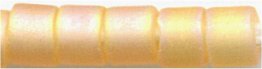 dbm-0852 Matte Transp Light Topaz AB  10° Delica cylinder bead (10gm)